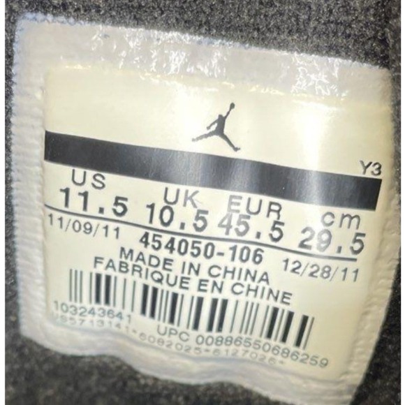 Jordan SC-2 High Top Shoes Mens 11.5 White Black Red Basketball‎ Nike
